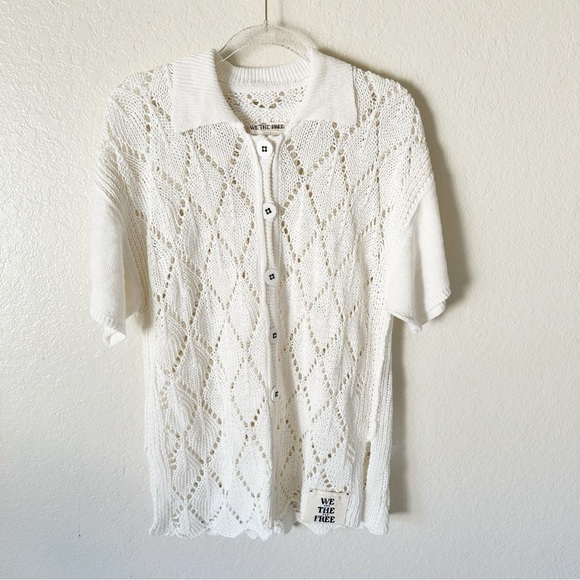 New FREE PEOPLE We The Free All Love Club Shirt size S - Picture 9 of 13